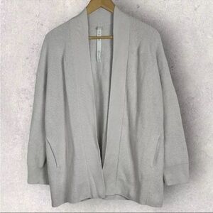 EUC Lululemon Merino-Wool Blend Ribbed Long Wrap Sweater